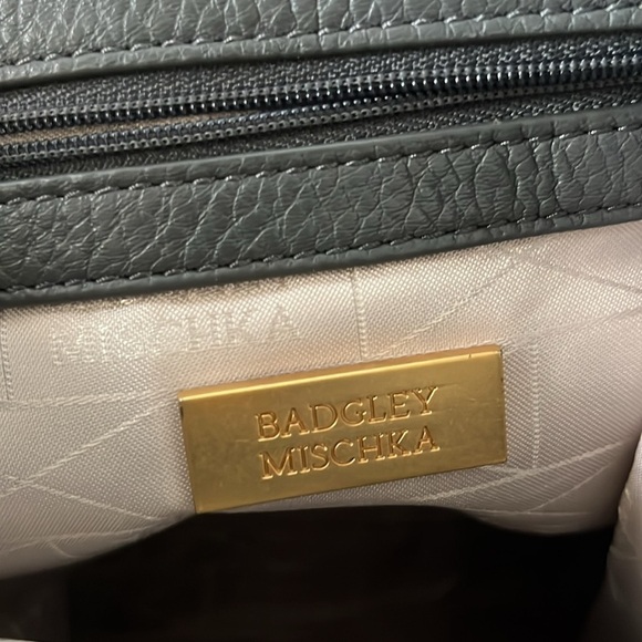 Linda Leather Bucket Backpack Charcoal - Picture 8 of 9